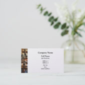 Bench in Dental Labrador - Platinum Visitenkarte (Stehend Vorderseite)