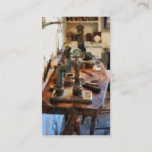 Bench in Dental Labrador - Platinum Visitenkarte (Rückseite)