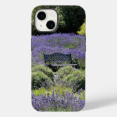 Bench in einem riesigen Lavendelfeld in Sequim Case-Mate iPhone Hülle (Rückseite)