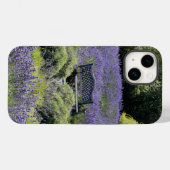 Bench in einem riesigen Lavendelfeld in Sequim Case-Mate iPhone Hülle (Rückseite (Horizontal))