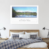 Bench Lake Leinwanddruck (Insitu (Schlafzimmer))
