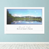 Bench Lake Leinwanddruck (Insitu (Holzboden))