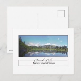 Bench Lake Postkarte