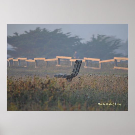 Bench mit Ansicht Poster (Vorne)