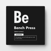 Bench Press - Periodic Table - Funny Gym Meme Fotoplatte (Vorderseite)