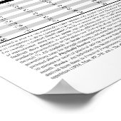 Bench Press Standards - Metric Poster (Ecke)