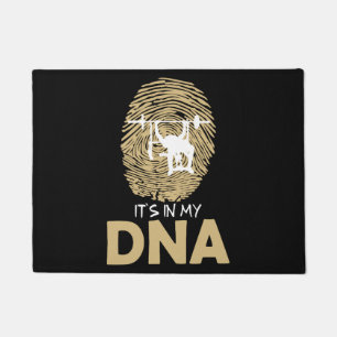 Bench Press Strength Sport DNA Fingerprint Gift Id Fußmatte