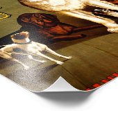 Bench Show. Kennel Club New England Fotodruck (Ecke)