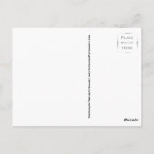 Bench unter Tree Postkarten (Rückseite)