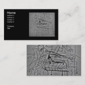 BENCH WARRANT VISITENKARTE (Vorne/Hinten)