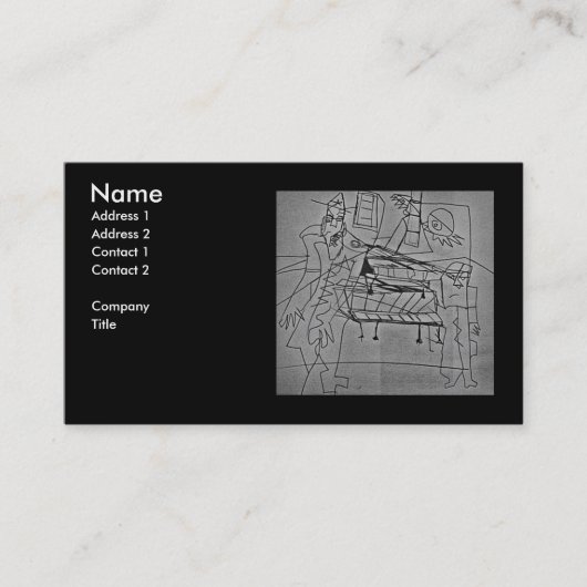 BENCH WARRANT VISITENKARTE (Vorderseite)