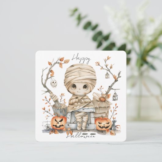 Benchbound Boo - Mummy in Lantern Grove (Stehend Vorderseite)