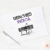BENCHED INDICA QUADRATISCHER AUFKLEBER (Umschlag)