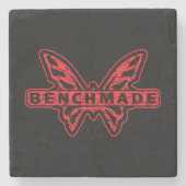 Benchmade Knicks Fahrenheit Feuermänner Butterfly  Steinuntersetzer (Vorderseite)