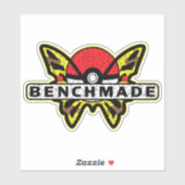 Benchmade Knies Yellow Anime Butterfly Aufkleber (Blatt)