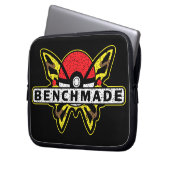 Benchmade Knies Yellow Anime Butterfly Laptopschutzhülle (Vorderseite Links)