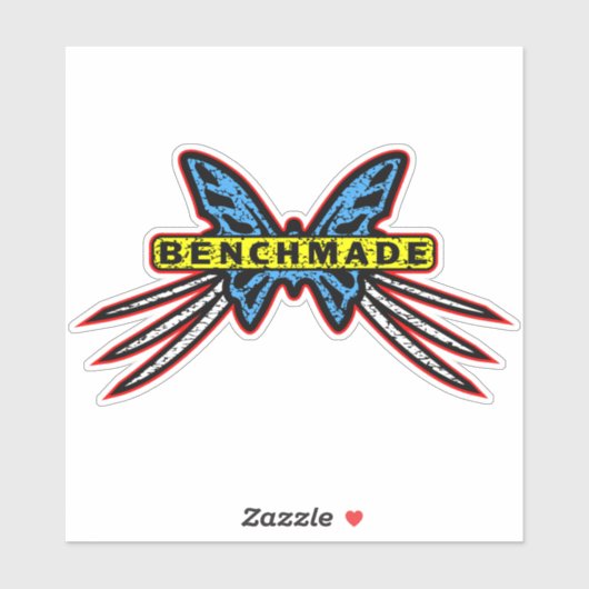 Benchmade Knife Butterfly Classic Wolverine Claws Aufkleber (Blatt)
