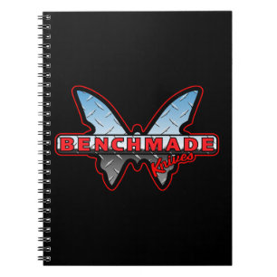 Benchmade Messer 80er Retro Chrome Butterfly T-Shi Notizblock