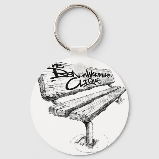 Benchwärmers_Logo_gespitzt Mitte Schlüsselanhänger (Vorderseite)