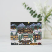 Bend bei Nacht Postkarte (Stehend Vorderseite)