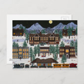 Bend bei Nacht Postkarte (Vorne/Hinten)