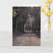 Bend in Buffalo Road - Shakespeare Zitat Karte (Gelbe Blume)