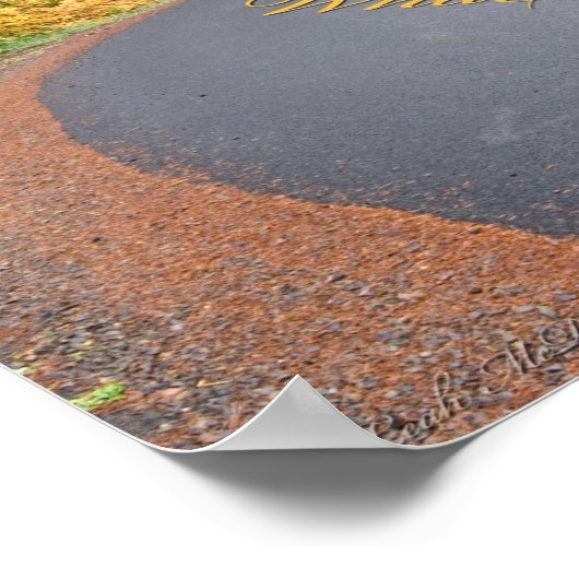 Bend in der Straße Inspiration Poster (Ecke)