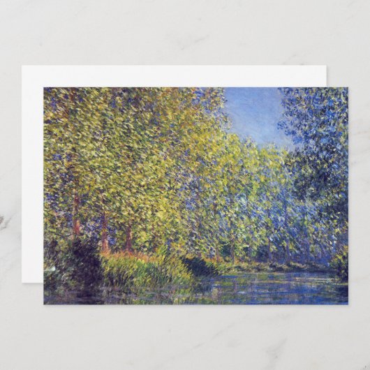 Bend in Epte River bei Giverny von Claude Monet (Vorne/Hinten)