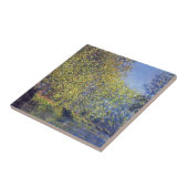 Bend in Epte River bei Giverny von Claude Monet Fliese (Seite)