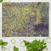 Bend in Epte River bei Giverny von Claude Monet Geschirrtuch (Gefaltet)