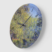 Bend in Epte River bei Giverny von Claude Monet Große Wanduhr (Winkel)