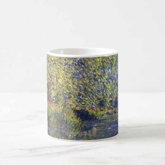 Bend in Epte River bei Giverny von Claude Monet Kaffeetasse (Mittel)