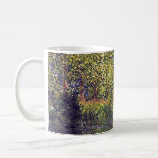 Bend in Epte River bei Giverny von Claude Monet Kaffeetasse (Links)