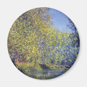 Bend in Epte River bei Giverny von Claude Monet Magnet