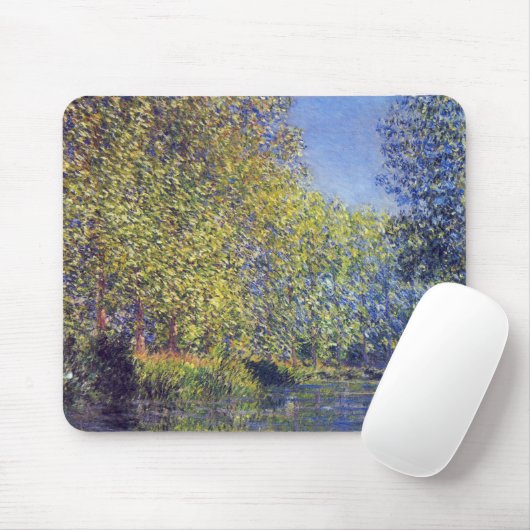 Bend in Epte River bei Giverny von Claude Monet Mousepad (Mit Mouse)