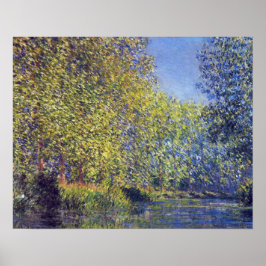 Bend in Epte River bei Giverny von Claude Monet Poster