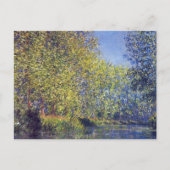 Bend in Epte River bei Giverny von Claude Monet Postkarte (Vorderseite)