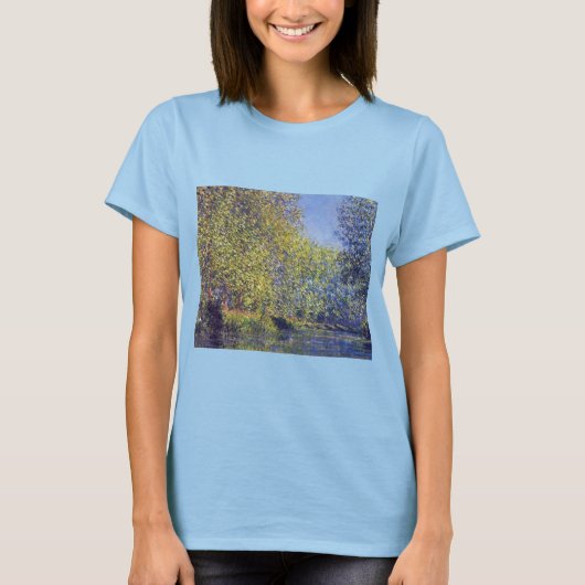Bend in Epte River bei Giverny von Claude Monet T-Shirt (Vorderseite)