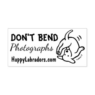 Bend Labrador Kautschuk Briefmarke nicht Gummistempel