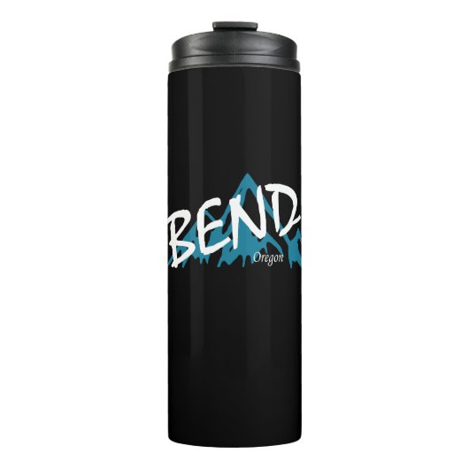Bend Oregon Berge Thermosbecher (Vorderseite)