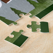 Bend Oregon Fun Retro Snowy Mountains Puzzle (Seite)