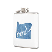 Bend, Oregon-Holzkörner Flachmann (Links)