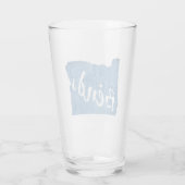 Bend, Oregon-Holzkörner Glas (Rückseite)