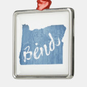 Bend, Oregon-Holzkörner Ornament Aus Metall (Links)