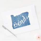 Bend, Oregon-Holzkörner Rechteckiger Aufkleber (Umschlag)