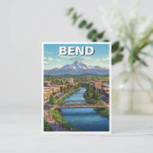 Bend Oregon Küste Reise Postkarte (Stehend Vorderseite)
