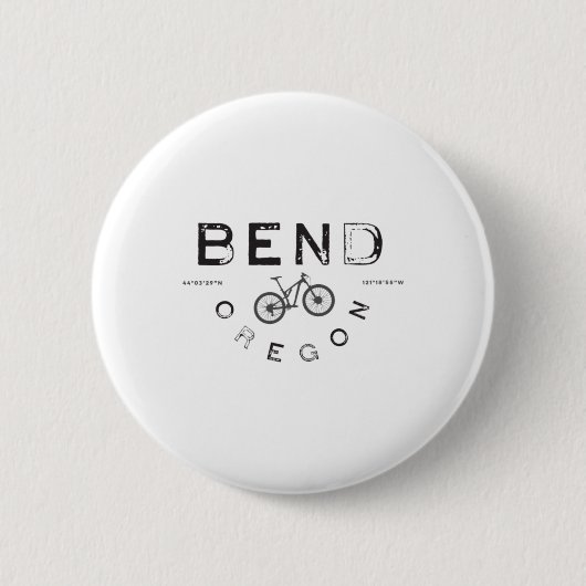Bend Oregon Mountainbiken  Button (Vorderseite)