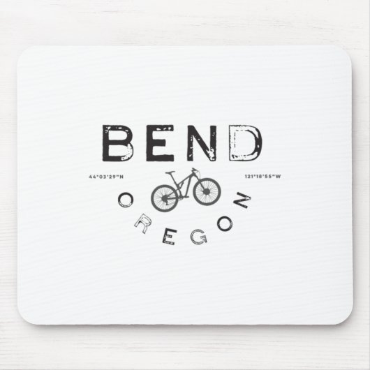 Bend Oregon Mountainbiken Mousepad (Vorne)