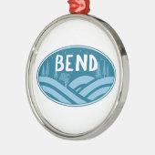 Bend Oregon Outdoor Ornament Aus Metall (Links)