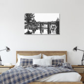 Bend, Oregon Petersons Rock Garden Fotograf Leinwanddruck (Insitu (Schlafzimmer))